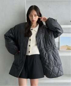 earth music&ecology キルティングハーフコート