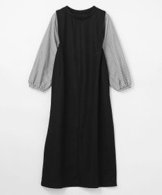 ANY L シャツコンビワンピース