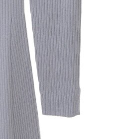 earth music&ecology 襟レースニットワンピース