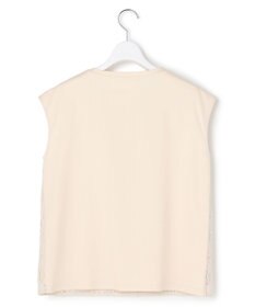 23区 【先行予約】コードエンブロイダリージャージー フレンチスリーブ カットソー