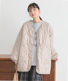 earth music&ecology キルティングハーフコート