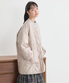 earth music&ecology キルティングハーフコート