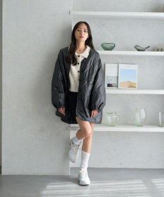 earth music&ecology キルティングハーフコート