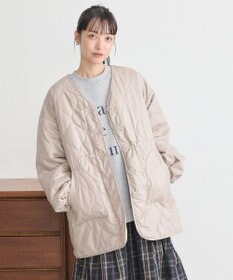 earth music&ecology キルティングハーフコート