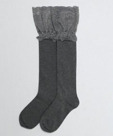 WEGO レース切替ハイソックス