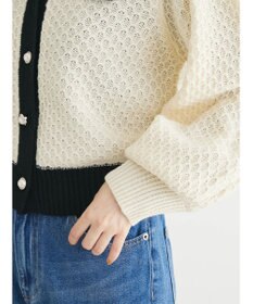 Green Parks ・Ｐｅｔｉｔ　Ｆｌｅｕｒ　ビッグカラーニットカーデ