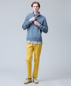 J.PRESS MEN ウール×カシミヤの上質素材【Cash Lamb's Wool】ハーフジップ ニット_25年モデル