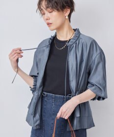 組曲 S 【洗える・シワになりにくい】シアーブルゾン