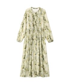 YECCA VECCA ぼかしフラワー柄ワンピース