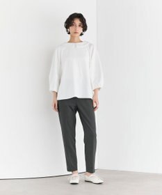 #Newans 【セレモニーにも/洗濯機可】ランタンスリーブブラウス