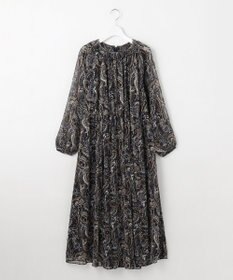自由区 L 【SHIHOさん着用】ペイズリープリント ワンピース