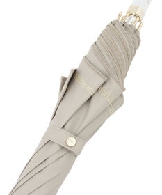 MOONBAT FURLA 晴雨兼用日傘 長傘 ジッパー刺繍 ／遮光 遮熱 UV