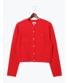 Te chichi 【R by Te chichi】ポケット付きミラノリブカーディガン《2025winter catalog item》