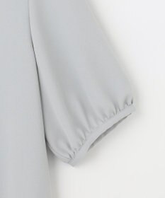 ANY SIS 【洗える】パール調Ｖネック ブラウス