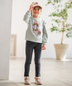 ANY KIDS 裏シャギー総柄ガーリーパンツ