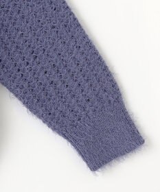 ANY 【洗濯機可】フェザーメッシュニット