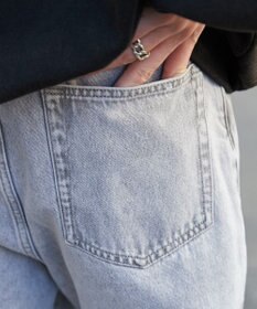 WEGO 【ユニセックス着用ITEM/SMLサイズ展開/ウエスト調整可】バギーデニムパンツ