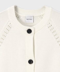 Paul Smith コットンアイレット ショートスリーブ カーディガン