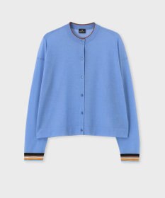 Paul Smith リブストライプ シアーカーディガン