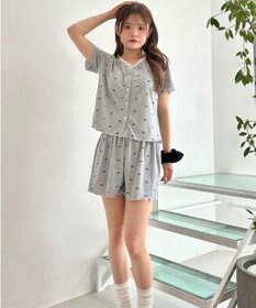 WEGO 総柄セットアップルームウェア