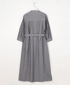 J.PRESS LADIES S TC ハイカウントストライプ シャツ ワンピース