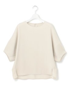 23区 【吸水速乾/UVカット/接触冷感】ストレッチジョーゼット ランタンスリーブ カットソー