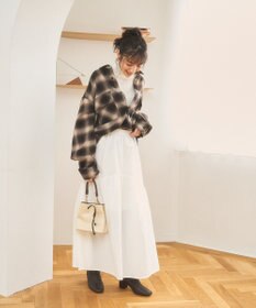WEGO 【ユニセックス着用ITEM/SMLサイズ展開】チェックネルシャツ