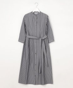 J.PRESS LADIES S TC ハイカウントストライプ シャツ ワンピース