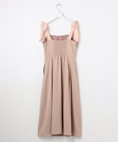 Feroux シアーリボンショルダー ジャンパースカート