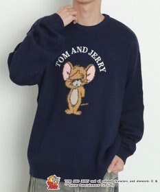 WEGO JERRY　シャギージャガードニット