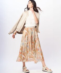 23区 【Oggi4月号掲載/洗える】プレミアムビオコットン 半袖 ニット