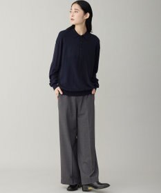 UNFILO MENS 【男女兼用】ソフトサーモ アンチピリングニット ポロ