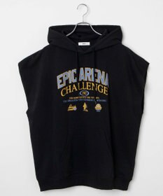 WEGO 【ユニセックス着用ITEM/手洗い可】ロゴノースリーブパーカー