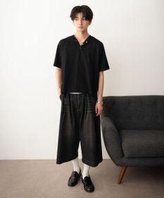 WEGO リングドットヘンリーネックリブT（SS）