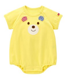 MIKI HOUSE HOT BISCUITS 【70-80cm】 顔ドン ボディシャツ(ロンパース)