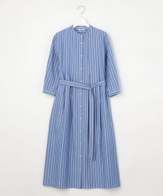 J.PRESS LADIES S TC ハイカウントストライプ シャツ ワンピース