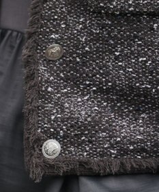 GRACE CONTINENTAL ツイードニットカーディガン