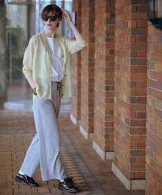 J.PRESS LADIES 【WEB限定カラーあり・洗える】Vis/Peスパーク ニット カーディガン