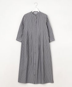 J.PRESS LADIES S TC ハイカウントストライプ シャツ ワンピース