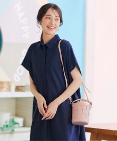 Tiaclasse  【ストラップ付き】編みこみミニバゲットバッグ