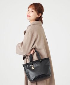 LA BAGAGERIE 【コットン×ポリウレタン】シャイニーミニトート