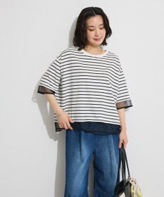 Green Parks 【適ON】遮熱チュールドッキングプルオーバー