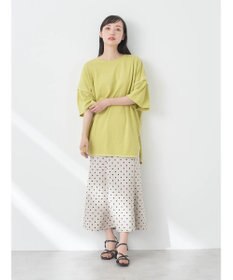 earth music&ecology 配色ステッチチュニックＴ