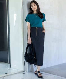 ANY SIS 【2WAY】フロントジップタイト スカート