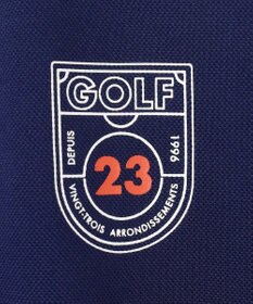 23区GOLF 【WOMEN】【吸水速乾/UVカット】グラフィカルポロシャツ