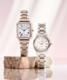 CITIZEN 【替えバンド付き電波時計】電池交換不要のスクエア2wayモデル ES9506-62A