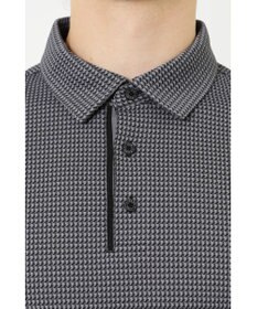 DAKS 【DAKS GOLF】 ジャガード長袖ニットポロ