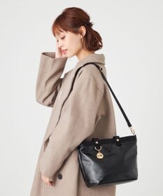 LA BAGAGERIE 【コットン×ポリウレタン】シャイニーミニトート