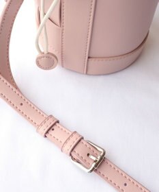 Tiaclasse  【ストラップ付き】編みこみミニバゲットバッグ