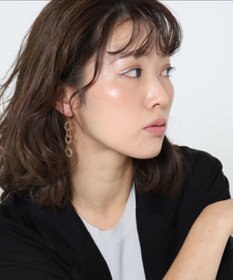 CASUMINO 〈人気売上NO.1〉chain 5連 ピアス